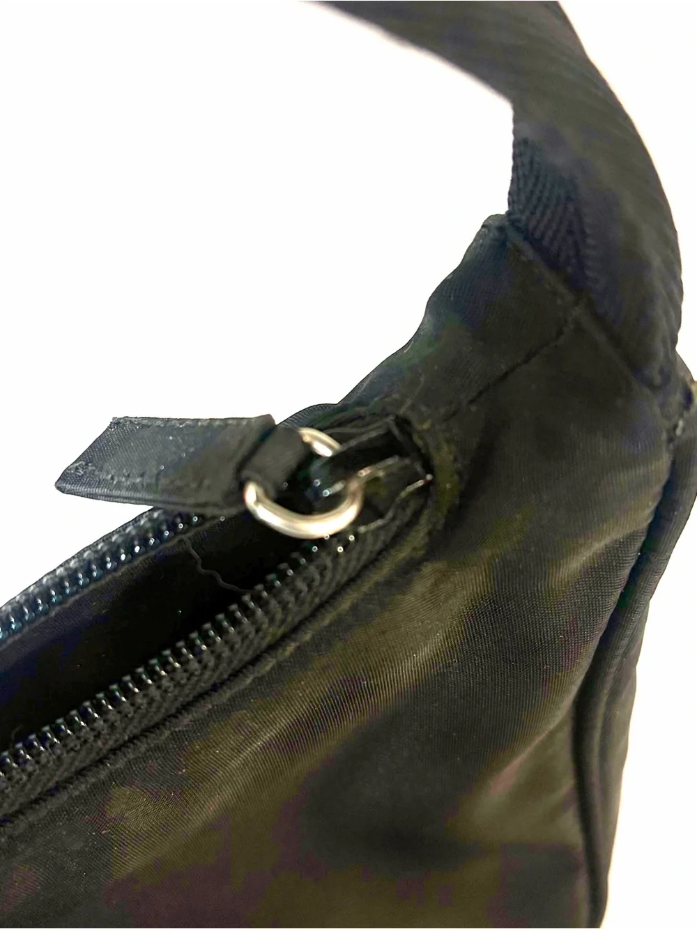 🔥Authentic Prada Tessuto Nylon Mini Hobo Bag | Black | (Reissue $1320.00)